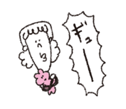 scream girl  (one letter_3) sticker #2269404