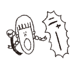 scream girl  (one letter_3) sticker #2269415