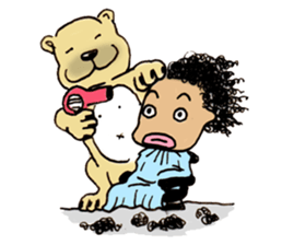 Curly Caveperson(English Ver.) sticker #2269560