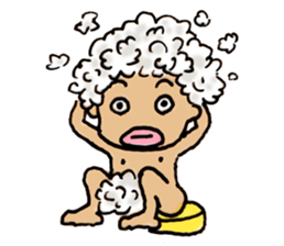 Curly Caveperson(English Ver.) sticker #2269565