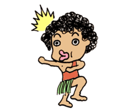 Curly Caveperson(English Ver.) sticker #2269568
