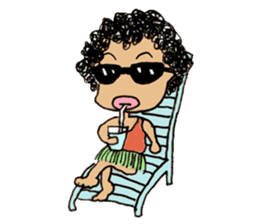 Curly Caveperson(English Ver.) sticker #2269578