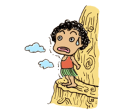 Curly Caveperson(English Ver.) sticker #2269595