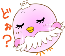 The pink chick that brings happiness sticker #2269853