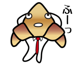 A contracted employee's "Mr. Croissant" sticker #2269968