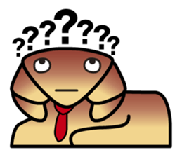 A contracted employee's "Mr. Croissant" sticker #2269969