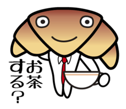 A contracted employee's "Mr. Croissant" sticker #2269970