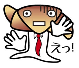 A contracted employee's "Mr. Croissant" sticker #2269984