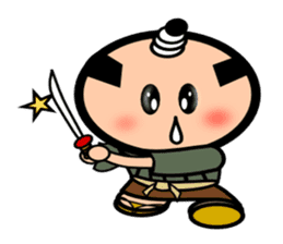 Runny nose Samurai sticker #2270400