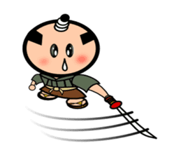 Runny nose Samurai sticker #2270403