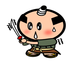 Runny nose Samurai sticker #2270404