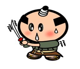 Runny nose Samurai sticker #2270404