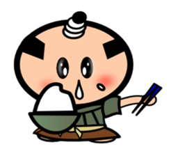 Runny nose Samurai sticker #2270406