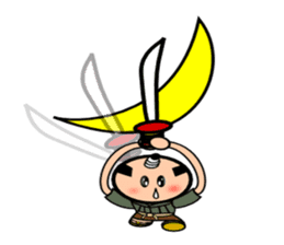 Runny nose Samurai sticker #2270407