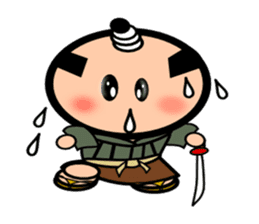 Runny nose Samurai sticker #2270409