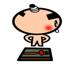 Runny nose Samurai sticker #2270410