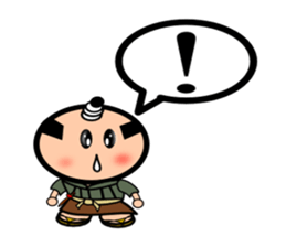 Runny nose Samurai sticker #2270412