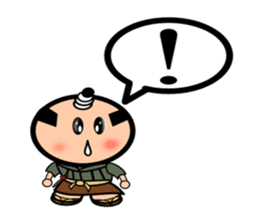 Runny nose Samurai sticker #2270412