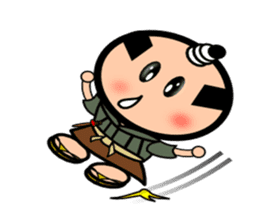 Runny nose Samurai sticker #2270414