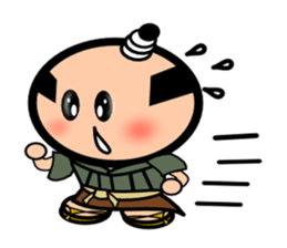 Runny nose Samurai sticker #2270415