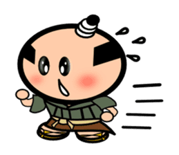 Runny nose Samurai sticker #2270415
