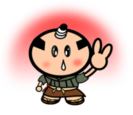 Runny nose Samurai sticker #2270417