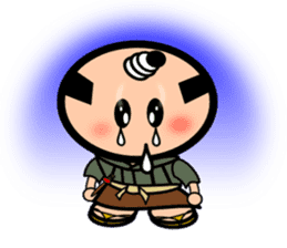 Runny nose Samurai sticker #2270418