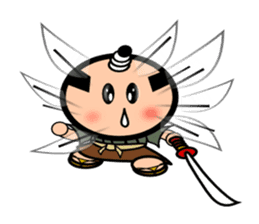 Runny nose Samurai sticker #2270419