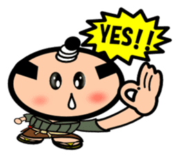 Runny nose Samurai sticker #2270424