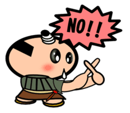 Runny nose Samurai sticker #2270425