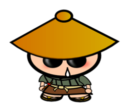 Runny nose Samurai sticker #2270426