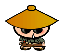 Runny nose Samurai sticker #2270426