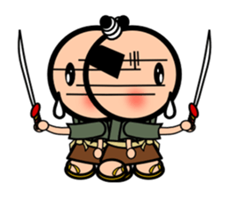 Runny nose Samurai sticker #2270428