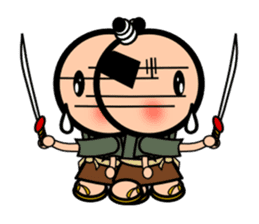 Runny nose Samurai sticker #2270428
