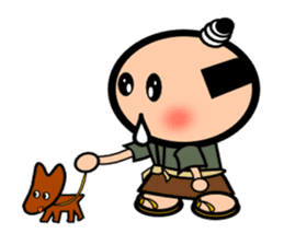 Runny nose Samurai sticker #2270432