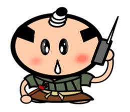 Runny nose Samurai sticker #2270434