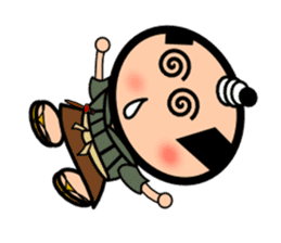 Runny nose Samurai sticker #2270438