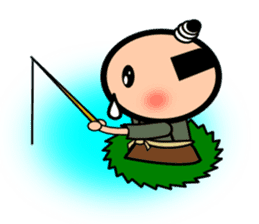 Runny nose Samurai sticker #2270439