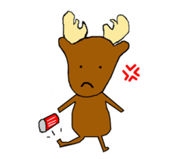 Moose's Daily Life sticker #2270526