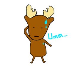 Moose's Daily Life sticker #2270527