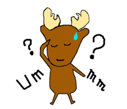 Moose's Daily Life sticker #2270528