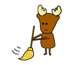 Moose's Daily Life sticker #2270554