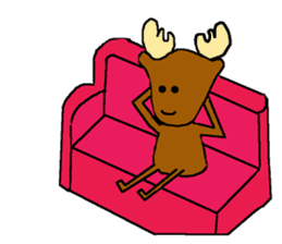 Moose's Daily Life sticker #2270556