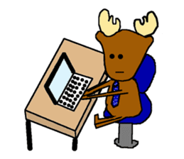 Moose's Daily Life sticker #2270559