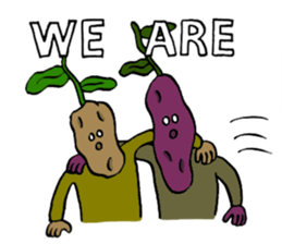 CHARMING VEGETABLES sticker #2270640