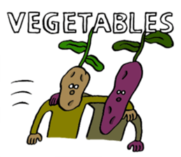 CHARMING VEGETABLES sticker #2270641