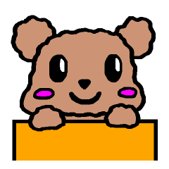 Sticker of cute Toy Poodle