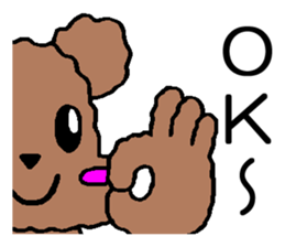 Sticker of cute Toy Poodle sticker #2271042