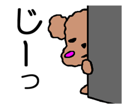 Sticker of cute Toy Poodle sticker #2271048
