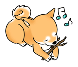 Shiba Inu "Hanapi" & "Kinako" body type sticker #2272084